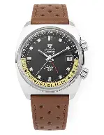 Nivada Grenchen Antarctic GMT Tropic Black Racing Strap