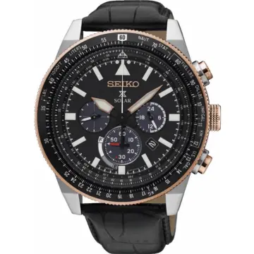 Seiko Prospex - Solar Chronographe - Noir