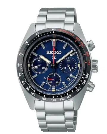 Seiko PROSPEX - Chronographe Quartz Solaire - Bleu foncé